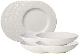 Villeroy & Boch Manufacture Rock blanc Tafelset 8tlg