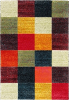 Pergamon Designteppich Designer Teppich Maui Modern Karo, Rechteckig, Höhe: 13 mm