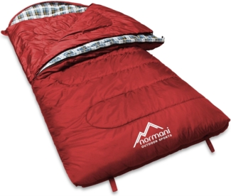 normani Deckenschlafsack 4-in-1 Schlafsack Antarctica, Extrem 4-Jahreszeiten Outdoor-Schlafsack mit Inlett [+27°C bis -40°C]