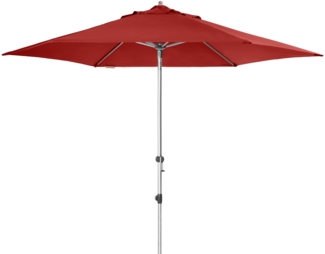 Doppler 'Expert 320 Auto Tilt' Sonnenschirm mit Kurbel, Alugestell / Polyester bordeaux, Ø 320 cm