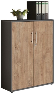 moebel-dich-auf Aktenschrank OFFICE EDITION (abschließbar, Metallgriffe, 3 Fächer) Made in Germany