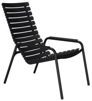 ReCLIPS Outdoor Loungestuhl Aluminium schwarz