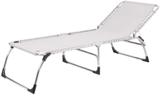 Dreibeinliege Amigo XXL aus Aluminium, Weiß