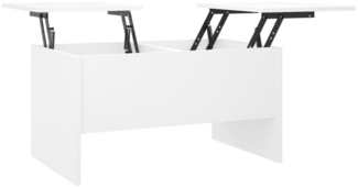 vidaXL Couchtisch Weiß 80x50x42,5 cm Holzwerkstoff 809728