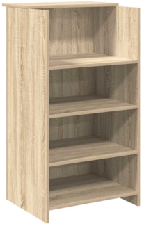 vidaXL Empfangstresen Sonoma-Eiche 55 x 50 x 103,5 cm Holzwerkstoff 859017