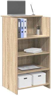 vidaXL Empfangstresen Sonoma-Eiche 55 x 50 x 103,5 cm Holzwerkstoff 859017