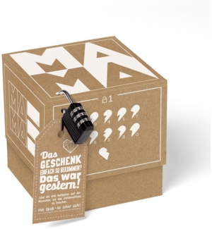 SURPRISA Geschenkbox Geschenke als Rätsel individuelle Geldgeschenke, Personalisierte Geschenkideen / Das Geschenk einfach so - war gestern!