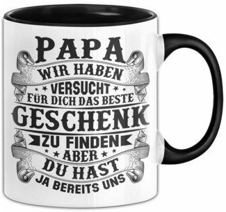 Trendation Tasse Papa Tasse Geschenk Wir Haben Versucht Für Dich Das Beste Geschenk Zu
