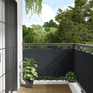 vidaXL Balkon-Sichtschutz Anthrazit 300x75 cm PVC 4005372
