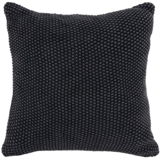 Present Time Kissen Dotted Knitted Cotton Anthracite (45x45cm) PT4041GY