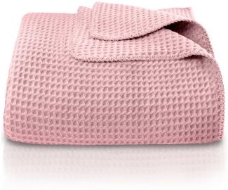 Wohndecke Wohndecke Waffelpique aus Baumwolle - Kuscheldecke, Baumwolldecke -, Laynenburg, Decke als Sofa-decke, Couchdecke, Wolldecke aus Baumwollmix