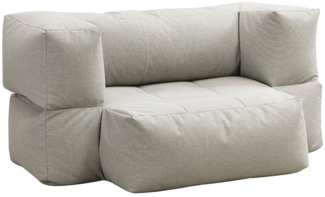 HOME DELUXE 'HEAVEN' Outdoor Sitzsack, Polyester beige, 76 x 152 x 100 cm