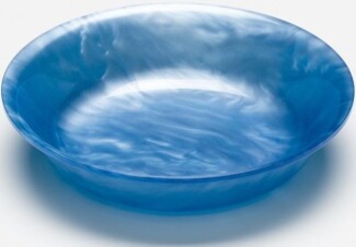 G.F. Heim Söhne Müslischale / Dessertschale aus Acrylglas blau 410-31