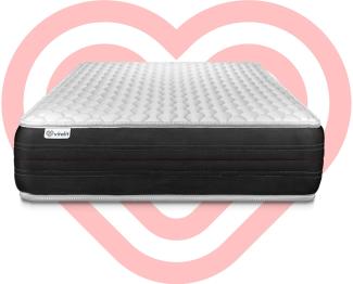 VITALSPRING matratze 105x190 cm, Taschenfedern, Härtegrad 4, Höhe : 24 cm, 3 Komfortzonen