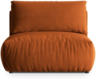 Micadoni Modul Chris Groß 1-Sitzer Samt Terrakotta