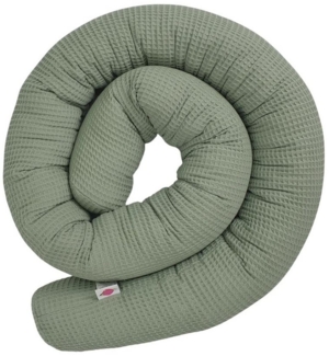 Babymajawelt Bettrolle Bett Nestchen Schlange, Wickeltischumrandung Waffel, Lagerungshilfe im Schlaf, Sitzen, Liegen oder Entspannen. Made in EU