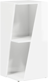 vidaXL Seitenregal Hochglanz Weiß 33 x 32 x 70,5 cm Holzwerkstoff 892411