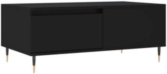 Couchtisch, Sofatisch Schwarz 90 x 50 x 36,5 cm Holzwerkstoff