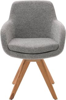 Musterring Esszimmerstuhl Tavia (Set, 2 St), Stativgestell Wildeiche massiv, Drehfunktion optional, diverse Farben