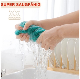 STILVORA Geschirrtuch 6-teiliges Küchentuch Set Mit Schlaufe 100% Baumwolle Geschirrtuch Set, (Handtücher 4er 34x73 cm oder 6er Set 34x34 cm, 4-tlg, Reinigungszubehör Reinigungstuch), 100 % Baumwolle Dick Weich saugstark langlebig