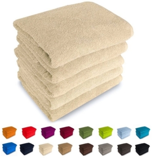 MatratzenL.A.B® Duschtücher 70x140 cm Rimini 500 g/m² Blauer Schwan®, 100% Baumwolle (Duschtücher), Badetücher, Frotee, 23 Farben, mit Aufhänger, einzeln verpackt