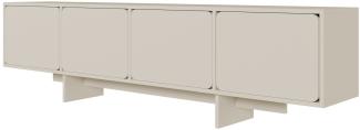 Selsey WUWU - TV-Schrank 4-türig, Greige, 200 cm