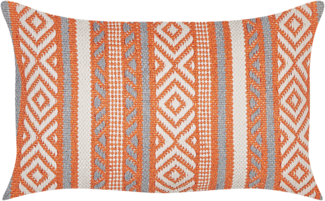 Dekokissen Geometrisches Muster INULA Baumwolle 30 x 50 cm Orange