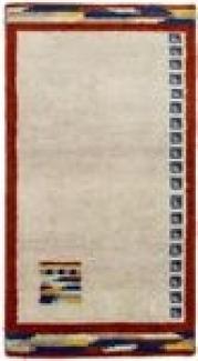 Morgenland Gabbeh Teppich - Indus - 140 x 70 cm - beige