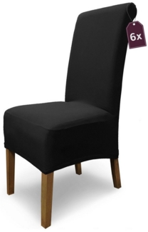 sh SCHEFFLER-HOME LIVE HOMESTYLE Stuhlhusse Moderner Stuhlbezug "Emma" aus elastischer Baumwolle, abnehmbarer & waschbarer Spannbezug für Stühle