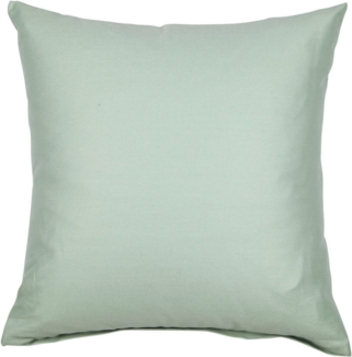 Janine Kissenbezug Colors Mako Satin, (1 Stück), mit Reißverschluss, uni Kissenhülle, feinfädig, 100% Baumwolle