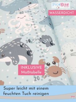 pic Bear weiche Wickelauflage HONEY 85 x 72 cm, Sealife : Sealife