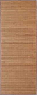 vidaXL Teppich Bambus 100 x 160 cm Braun 245822