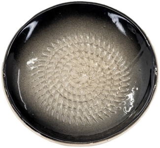 Kaladia Multireibe 812, Uni Schwarz, Keramik, Reibeteller Keramik einfarbig - Durchmesser ca. 12cm - Made in Spain