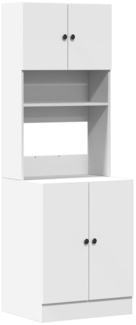 vidaXL Küchenschrank Weiß 60 x 50 x 180 cm Holzwerkstoff 3276637