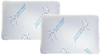 Vente-unique - Visco-Kopfkissen 2er-Set Anti-Milben - 60 x 40 cm - SIRONA