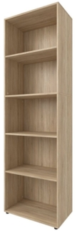 Aktenregal >Trio< in Sonoma-Eiche - 57x186,5x33cm (BxHxT)