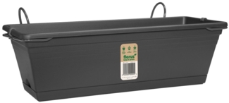 Elho Blumenkasten Florus Set 48 x 28 cm grau