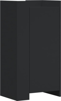 vidaXL Schuhschrank Schwarz 52x37,5x100 cm Holzwerkstoff 848438