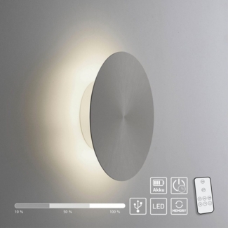 Paul Neuhaus Wandleuchte AKKU PUNTU, LED fest integriert, Warmweiß