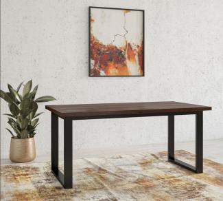 Esstisch "Halle" Küchentisch 170x90cm Wallace Eiche schwarz