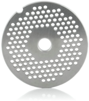 Mahlzeit Fleischwolfaufsatz Edelstahl Lochscheibe ø 2 mm für Profi Fleischwolf elektrisch, ø 7 cm