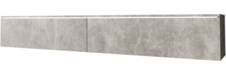 TV-Lowboard Stone 180, mit weißer LED Beleuchtung, Farbe: Beton