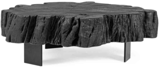 Couchtisch Keval aus Akazienholz, Schwarz