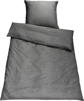 SETEX Bettwäsche Chambray, Chambray, 2 teilig, in diversen Uni-Tönen