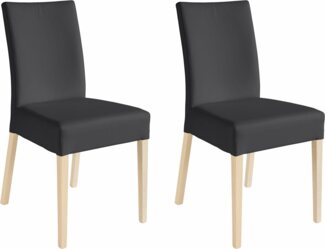 Home affaire 4-Fußstuhl Umag (Set, 2 St), Sitz und Rücken gepolstert