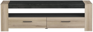 Calicosy 'SHEFFIELD' TV-Möbel mit 2 Schubladen L152 cm - Eiche kronberg/sidewalk