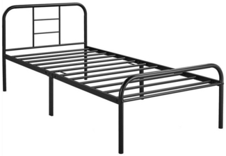 Yaheetech Bettgestell Metallbett Bettrahmen, Einzelbett/Doppelbett