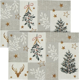 sander table + home Platzset Tischset "Cheryl" 2er-Pack, Gobelin Motiv