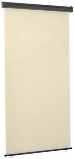 vidaXL Balkon-Seitenmarkise 125x250 cm Creme 48419