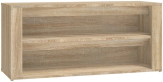 vidaXL Schuhregal Sonoma-Eiche 100x35x45 cm Holzwerkstoff 816907